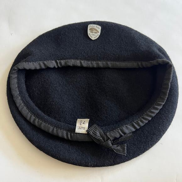 Sully's Crew Private Security Beret 7 3/4 Black US Army Military Hat - Picture 3 of 5
